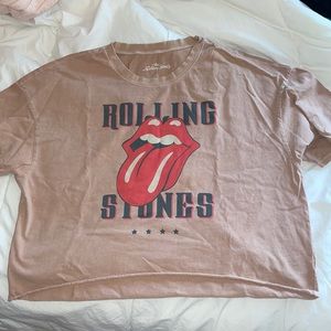 Cropped Rolling Stones Tshirt